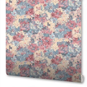 Обои флизелиновые WallSecret Garden красно-синие 1.06 м 8624-15