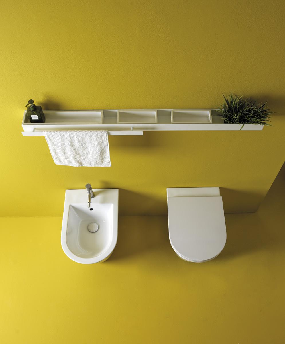 FLWC012 Напольный унитаз приставной GSG CERAMIC Flut - Вид №1