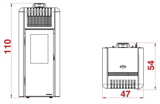 PALAZZETTI Пеллетная печь из стали и стекла класса а + sun-id-1407021 - Вид №4