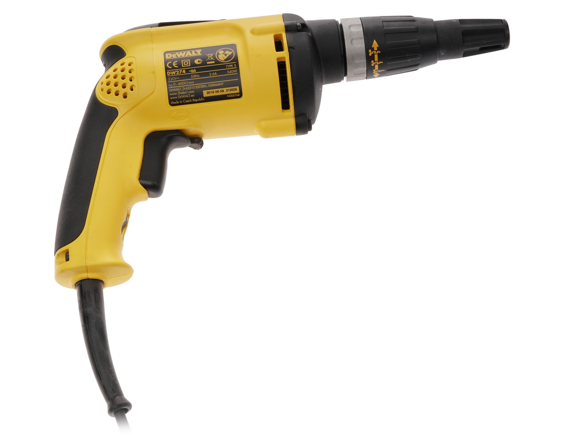 Шуруповерт DeWalt DW 274 K 1081540 STDN-0129566 - Вид №1