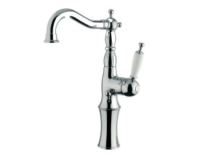 Однорычажный смеситель для раковины с автоматическим сливом