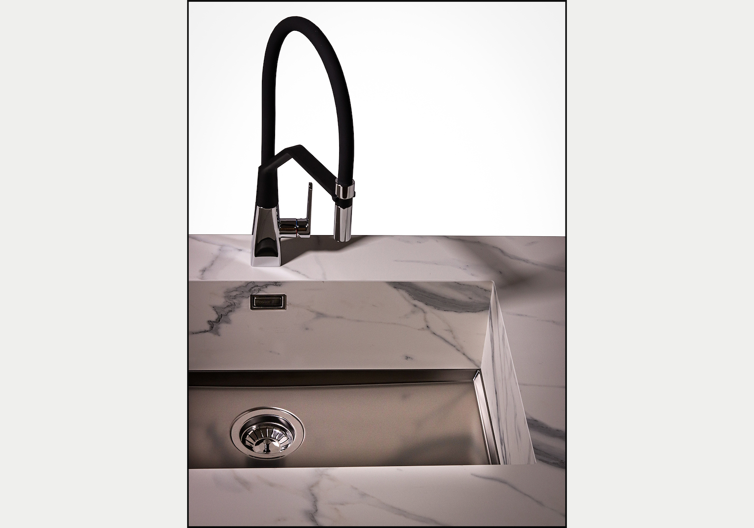 5557146 Раковина Phantom Base Gun Metal - 5557 146 Fosterspa  - Вид №2