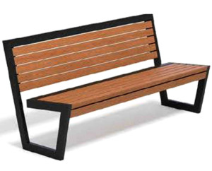 TERR01.01.01-SK.GR ГРЕТТА Терра 1, скамья парковая LAB.Space