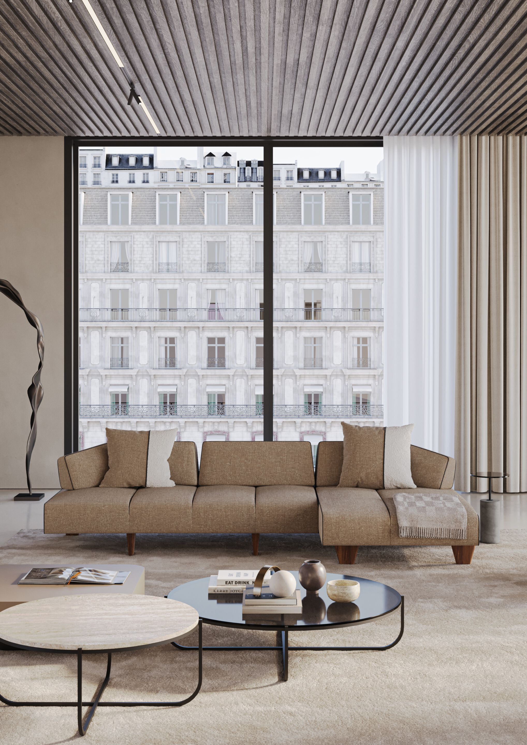 Секционный диван из кожи или ткани Vibieffe 25 LANE ARCH-00027394 - Вид №5