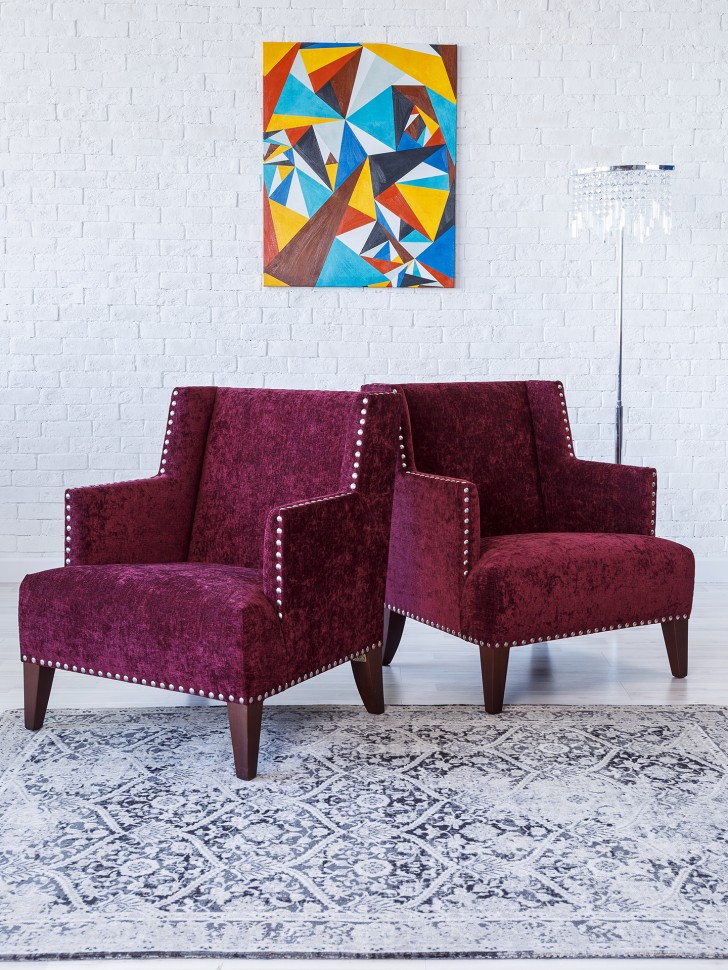 Кресло Huggs малиновое ICON DESIGNE ДИЗАЙНЕРСКИЕ 178004 Красный  - Вид №5