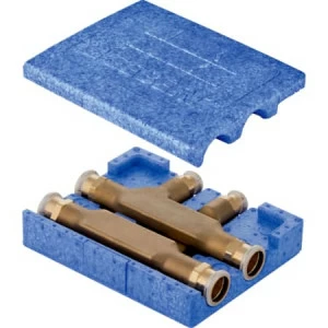 GEBERIT 63118 Крестовой тройник Geberit Mapress с изолирующим коробом