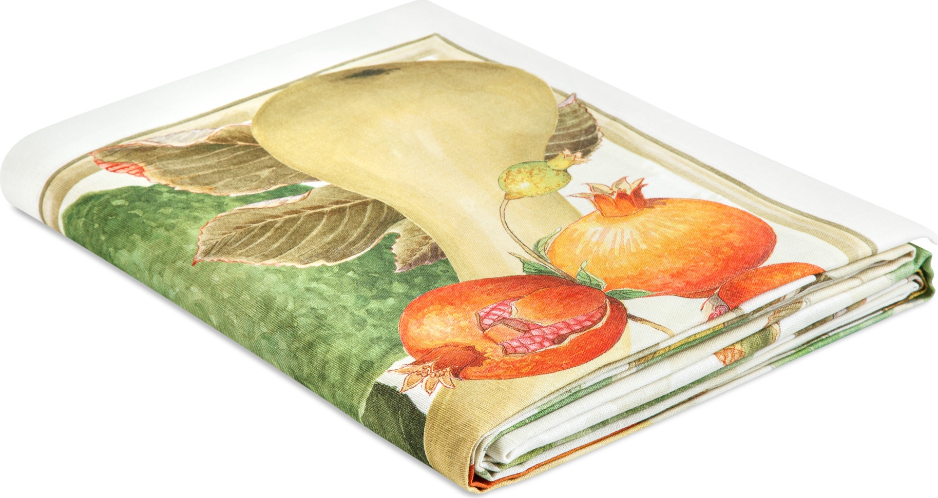 10644919 Tessitura Toscana Telerie Скатерть Tessitura Toscana Telerie "Осенний натюрморт" 170x360см Ткань 