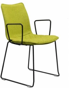 AP Factor Тканевый стул на санках с подлокотниками