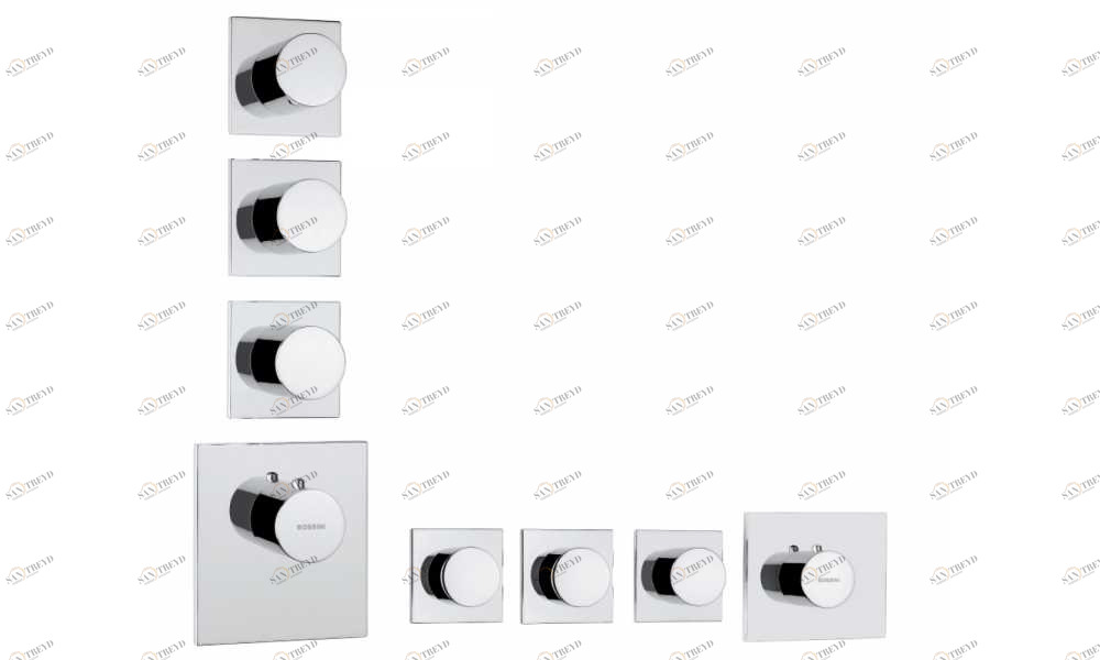 Z031205 + Z030202 000 Смеситель & запорный кран Oki 3 Outlets LP BOSSINI 