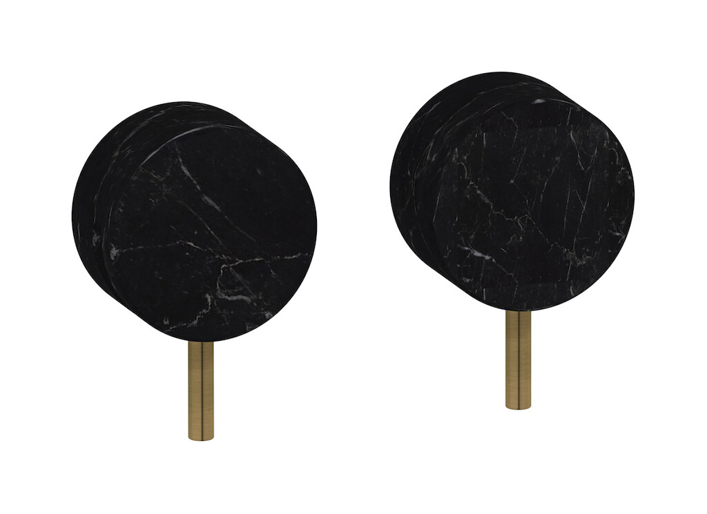 Встроенный смеситель для душа на 2 отверстия на 1 потребителя. WE ARE IB mr400mb_2 Modern Bronze Marmo