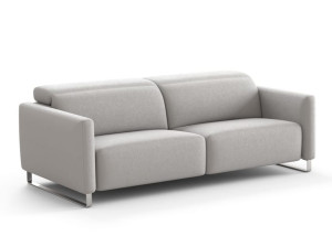 3-местный тканевый диван с откидной спинкой