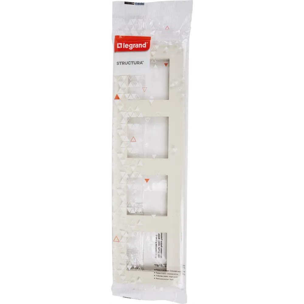 Рамка Legrand Structura на 4 поста в цвете слоновая кость 82064686 STLM-0018670 - Вид №4
