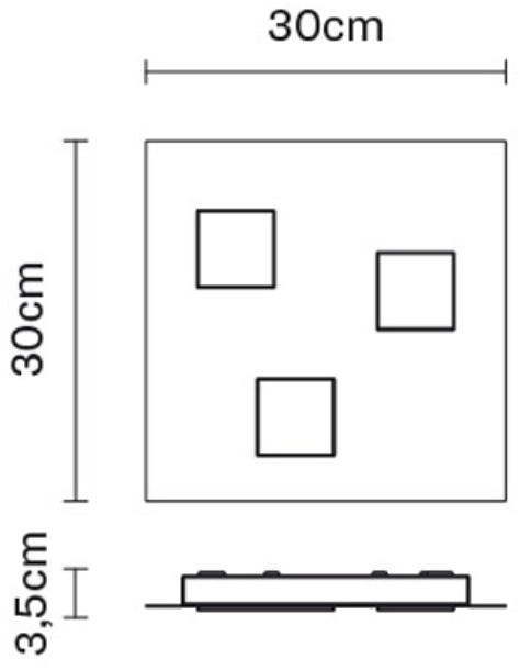 Fabbian Алюминиевый светодиодный потолочный светильник Quarter sun-id-1443881 - Вид №16