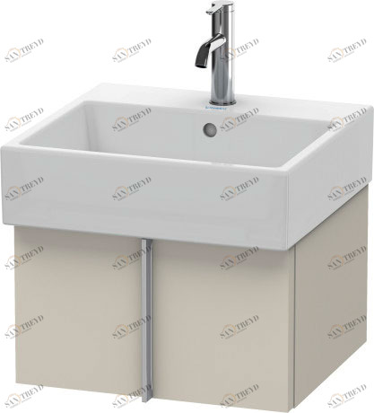 VA612409191 Тумбочка подвесная Vero Air #VA6124 484 x 431 мм Серо-коричневый декор Duravit