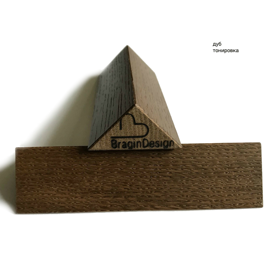 Тумба Still, 2 ящика, темная, рисунок ромб BraginDesign BR0262Ч - Вид №1