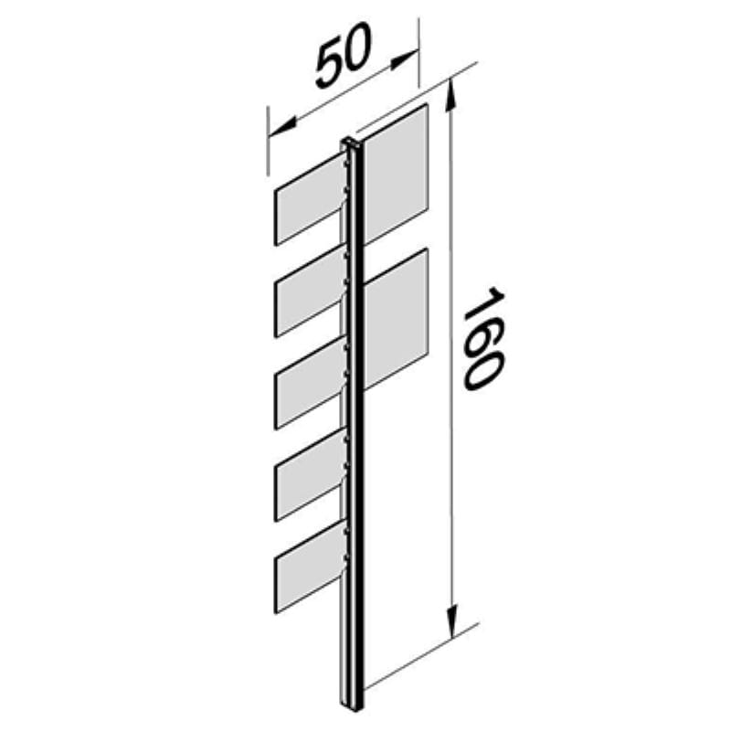 Крытый стальной знак знак STUDIO T Teknoline ARCH-00048303 - Вид №2