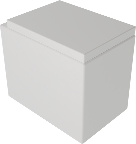 BXWC010 Напольный унитаз приставной GSG CERAMIC BOX