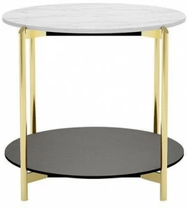 HC28 Cosmo Круглый журнальный столик с вещевым ящиком для гостиной Chess 41c030