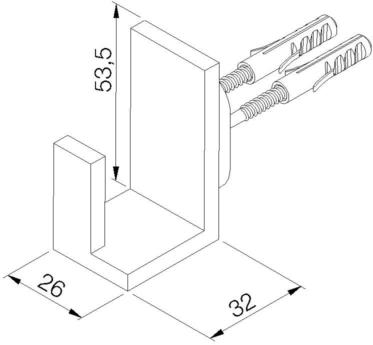 rvb Крючок для халата Andrew 6285.--.53 - Вид №1