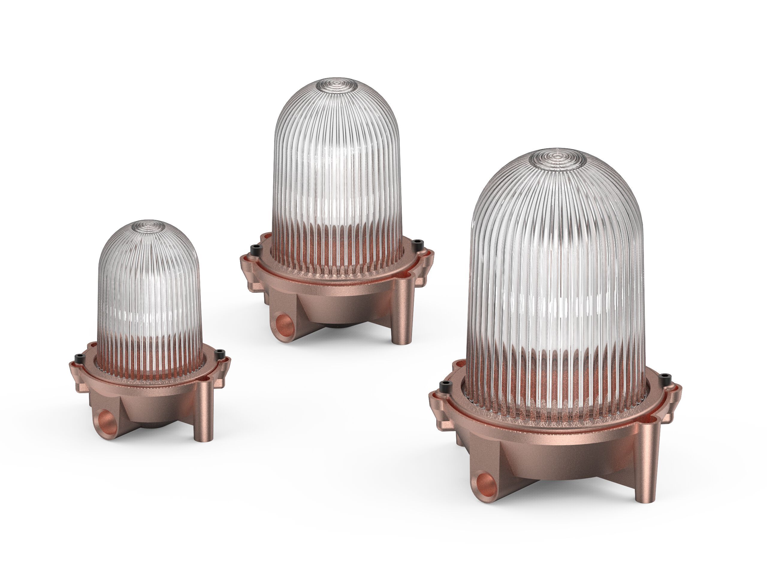 Медный алюминиевый потолочный светильник Genuit медь ARCH-00079959 - Вид №5