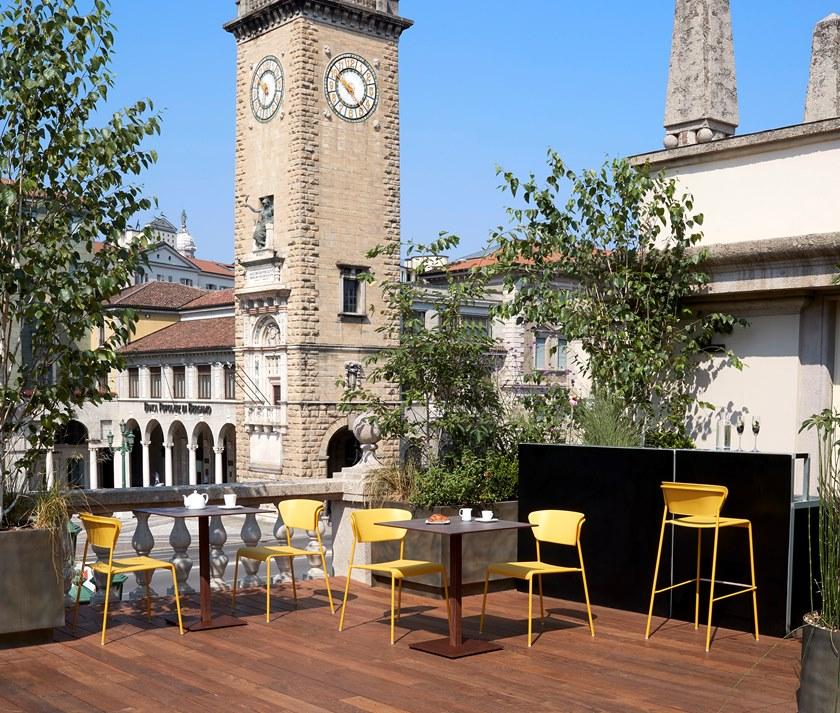 SCAB DESIGN Табурет из технополимера с подставкой для ног Lisa sun-id-1348279 - Вид №6