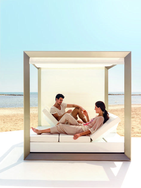 VONDOM Откидывающаяся грядка с балдахином Vela sun-id-1428270 - Вид №2