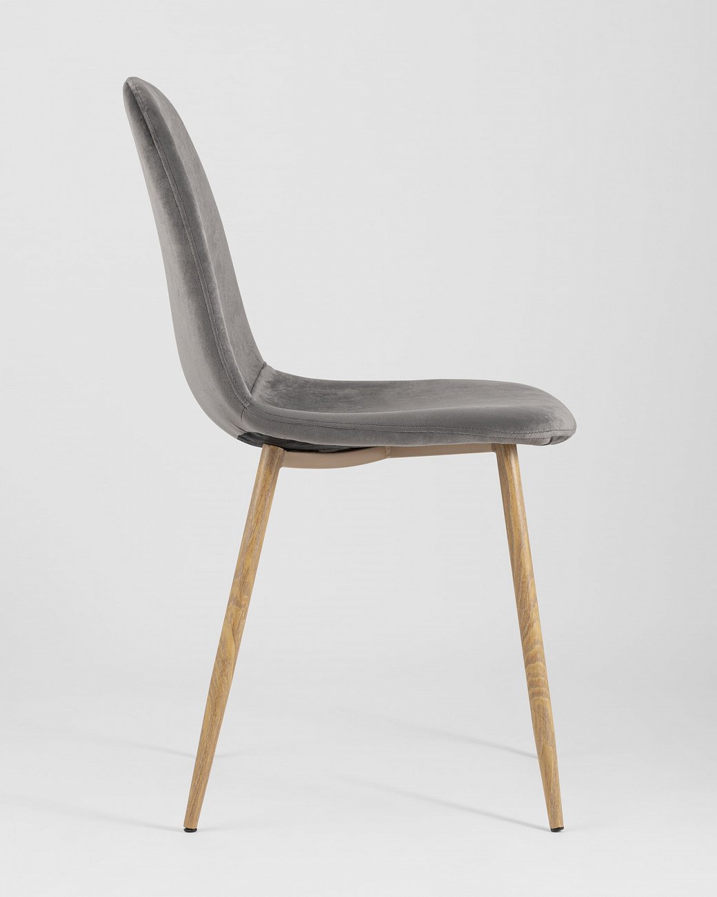 Стул со спинкой серый "Валенсия" STOOL GROUP ДИЗАЙНЕРСКИЕ, ИНТЕРЬЕРНЫЕ 00-3946284 Серый  - Вид №3