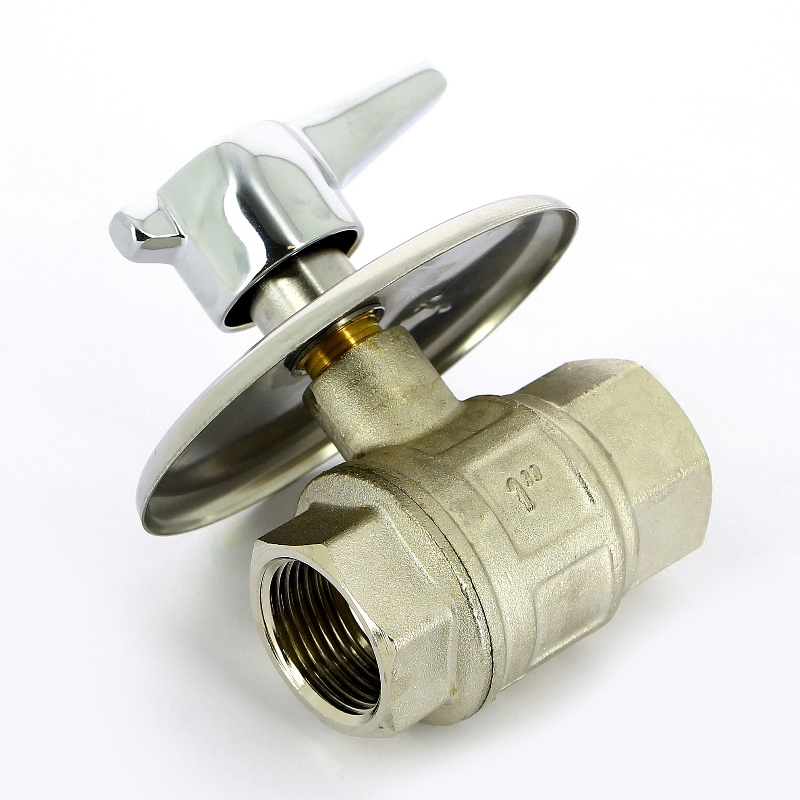 Кран шаровой ВВ под штукатурку маховик ITAP 1" 1381 - Вид №2