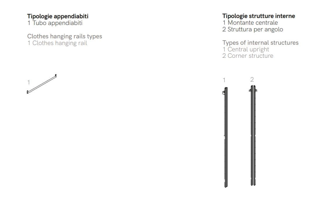 Деревянная секционная гардеробная Adok ателье ARCH-00148900 - Вид №5