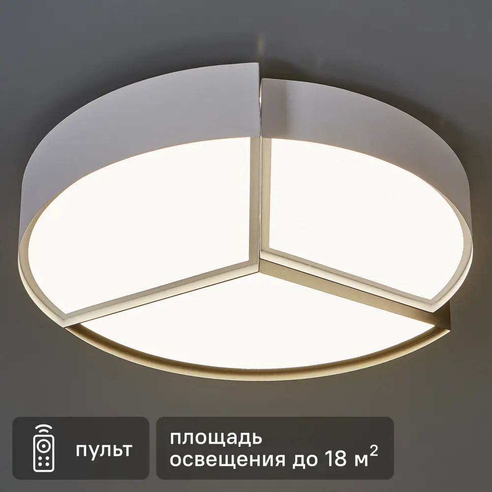 Freya SLICE — умная светодиодная люстра с ДУ для гостиной 88241788 STLM-0933999