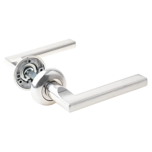 Дверная ручка на розетке Armex H-14050-P без запирания цвет никель