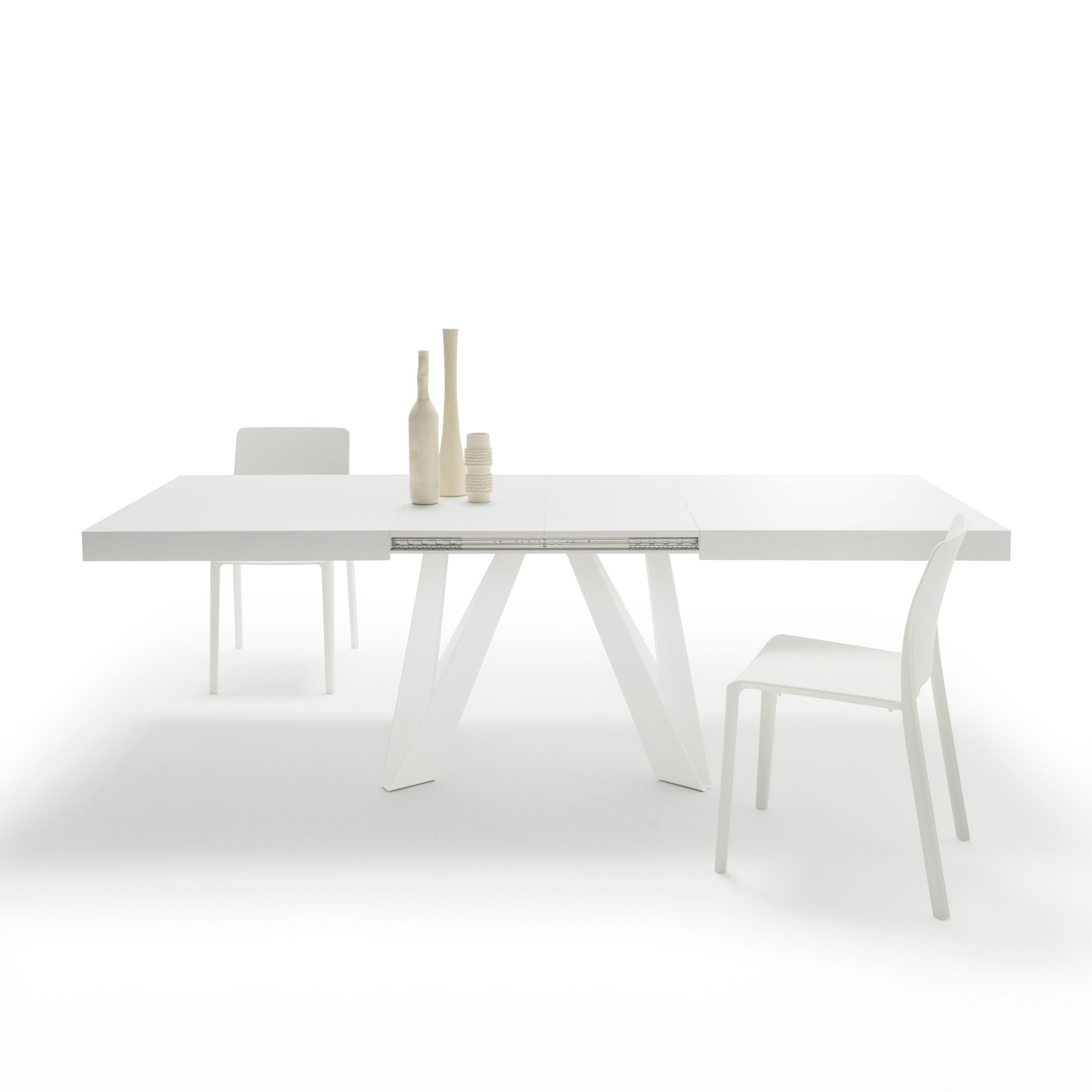 Выдвижной прямоугольный стол из железа с меламиновой столешницей Mobili Fiver ROMINA ARCH-00069646 - Вид №99