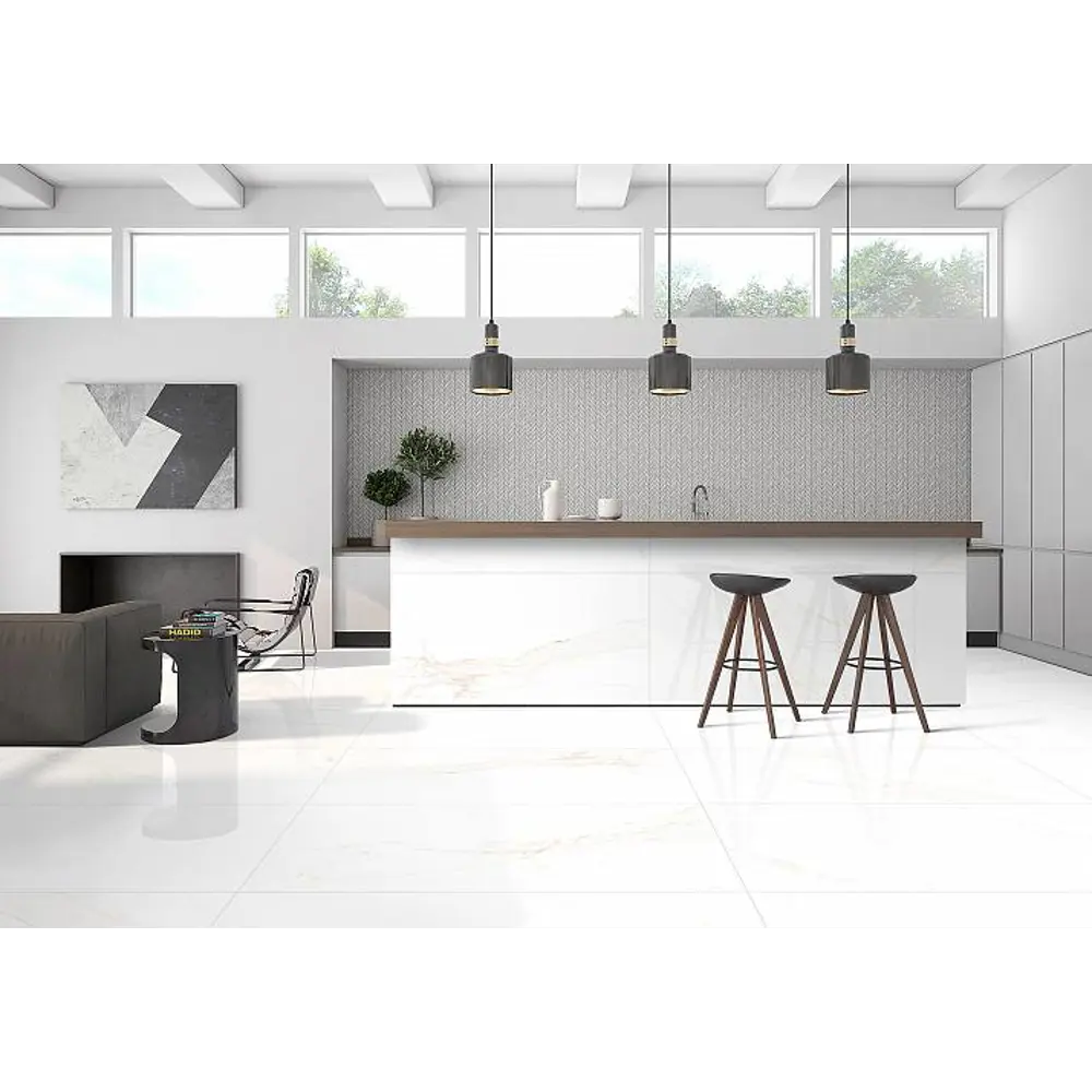 Керамогранит Golden Statuario 60x120 см 1.44 м² цвет бежевый Santreyd STLM-2080383 - Вид №2