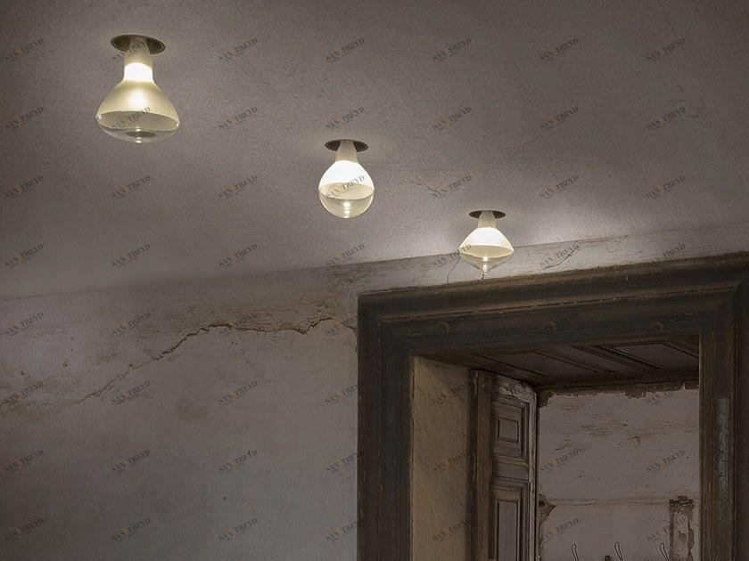 Karman Светодиодный потолочный светильник из сатинированного стекла Makeup sun-id-1486598