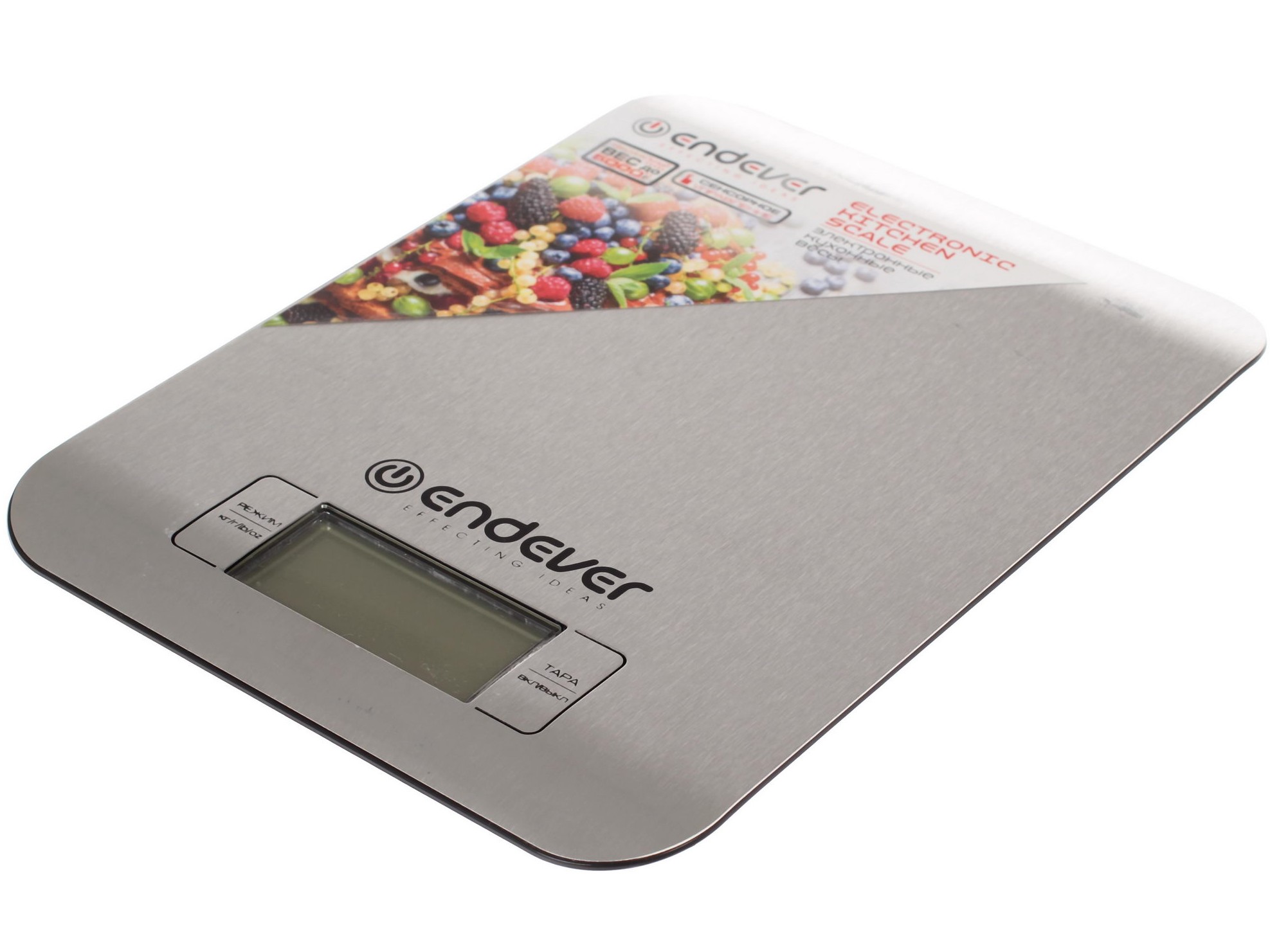 1043684 Кухонные весы Endever KS-525 серебристый STDN-0116508 - Вид №3