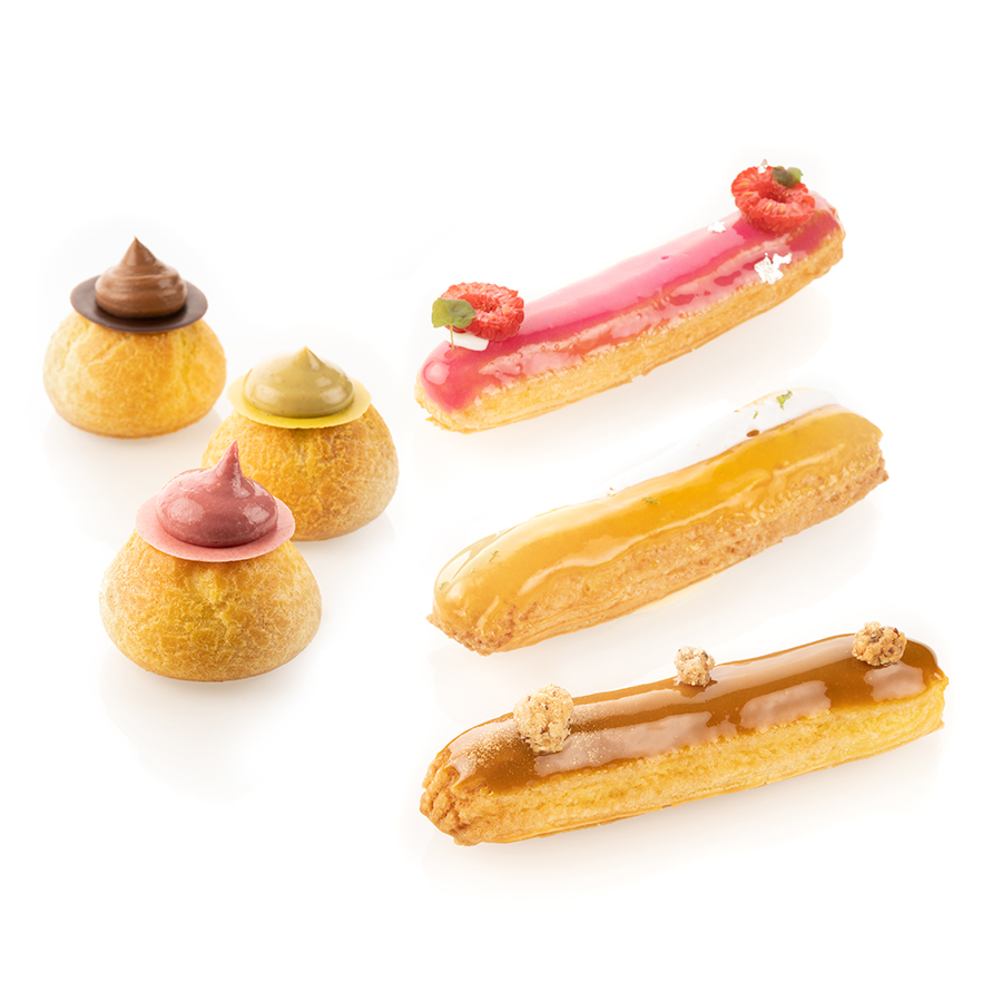 70.113.00.0065 Коврик для выпечки eclair & choux 30 х 40 см двусторонний силиконовый Silikomart  - Вид №15