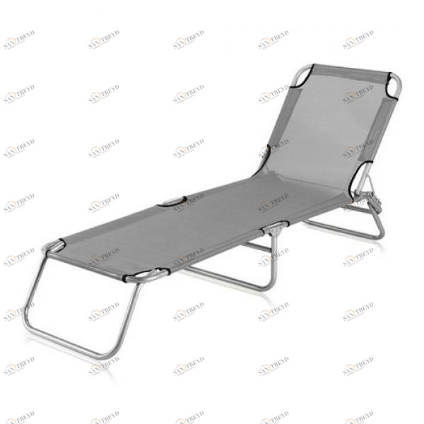 Шезлонг для дачи серый "Дуэт-1" AFINA  130457 Серый 