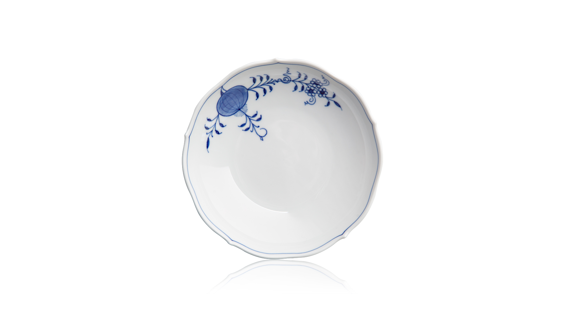 73524 Meissen Чашка чайно-кофейная с блюдцем 250мл "Луковый декор, стилизованный" Фарфор  - Вид №1