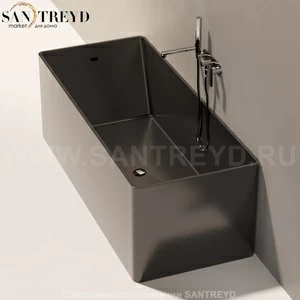 Flaminia WASH Ванна свободностоящая 170 см черная MW170.9017