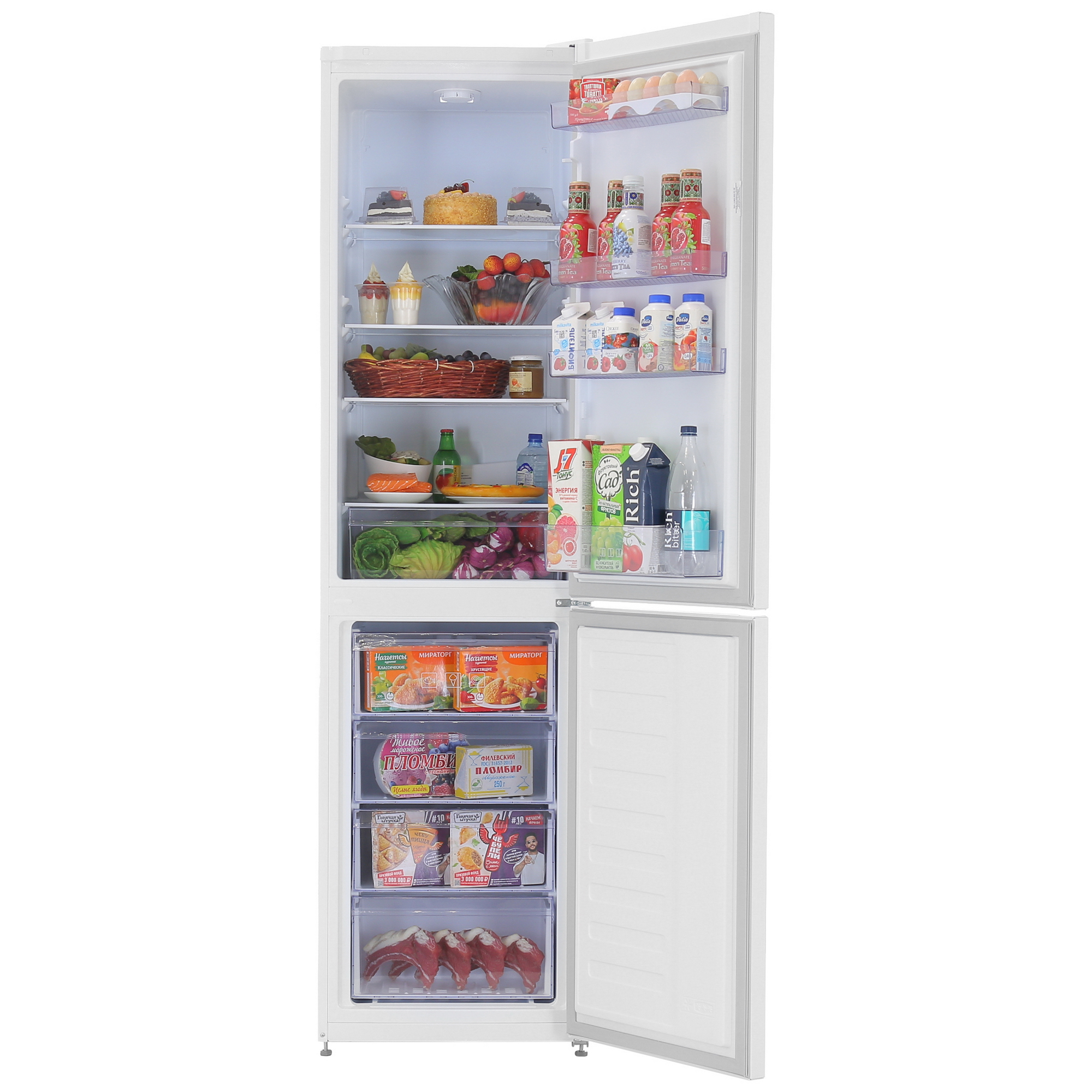 1106055 Холодильник с морозильником   Beko RCSK335M20W белый STDN-0122047 - Вид №5