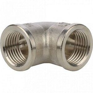 Угольник ВР 1/2" никель STOUT