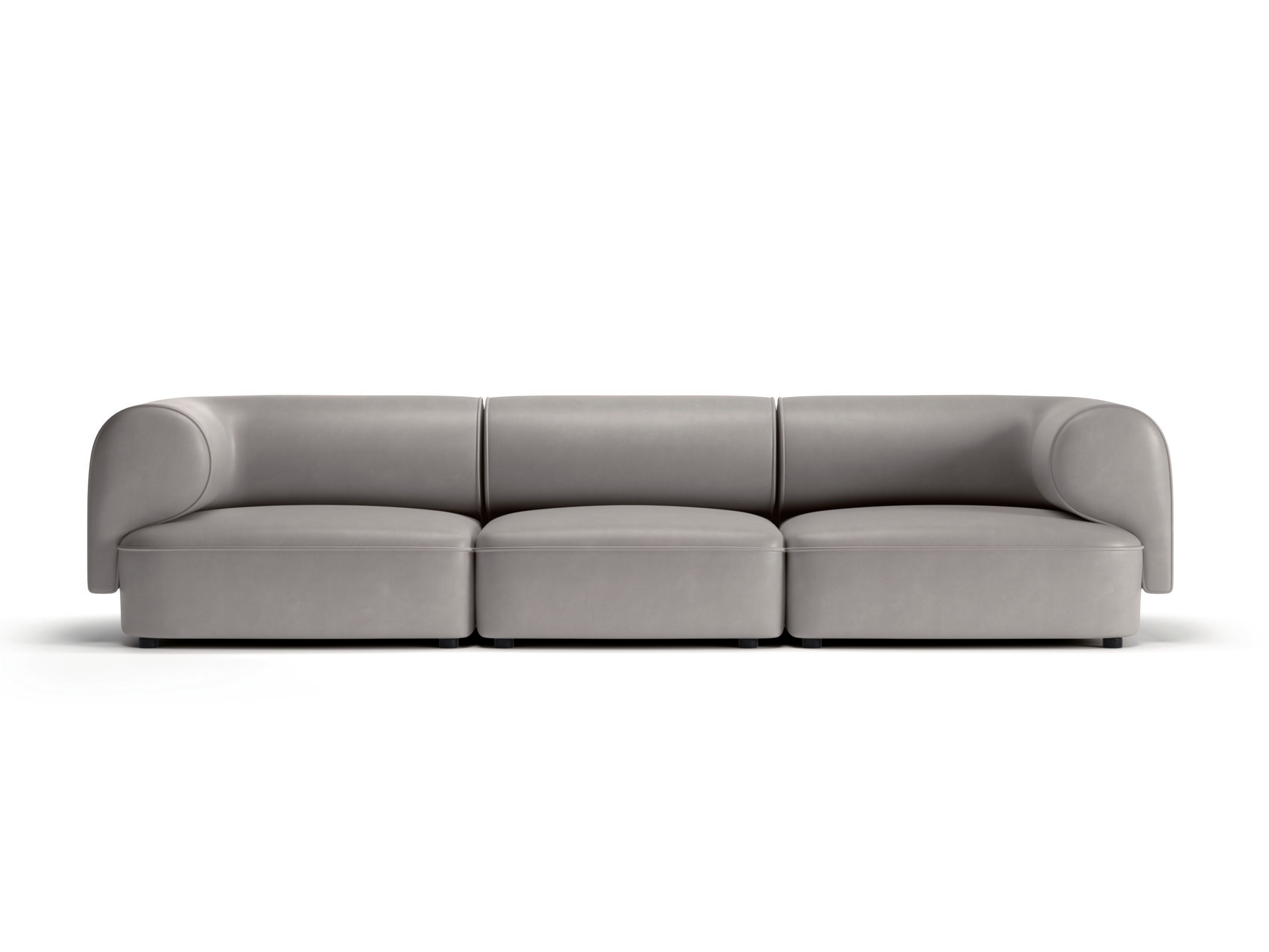 3-местный кожаный диван Natuzzi Italia MELODY ARCH-00022292