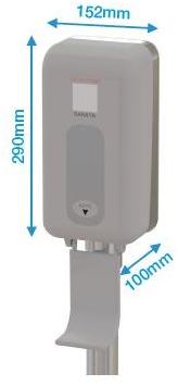 Gunnebo Автоматический дозатор дезинфицирующего геля со стеклянной перегородкой H-sense sun-id-1377880 - Вид №1