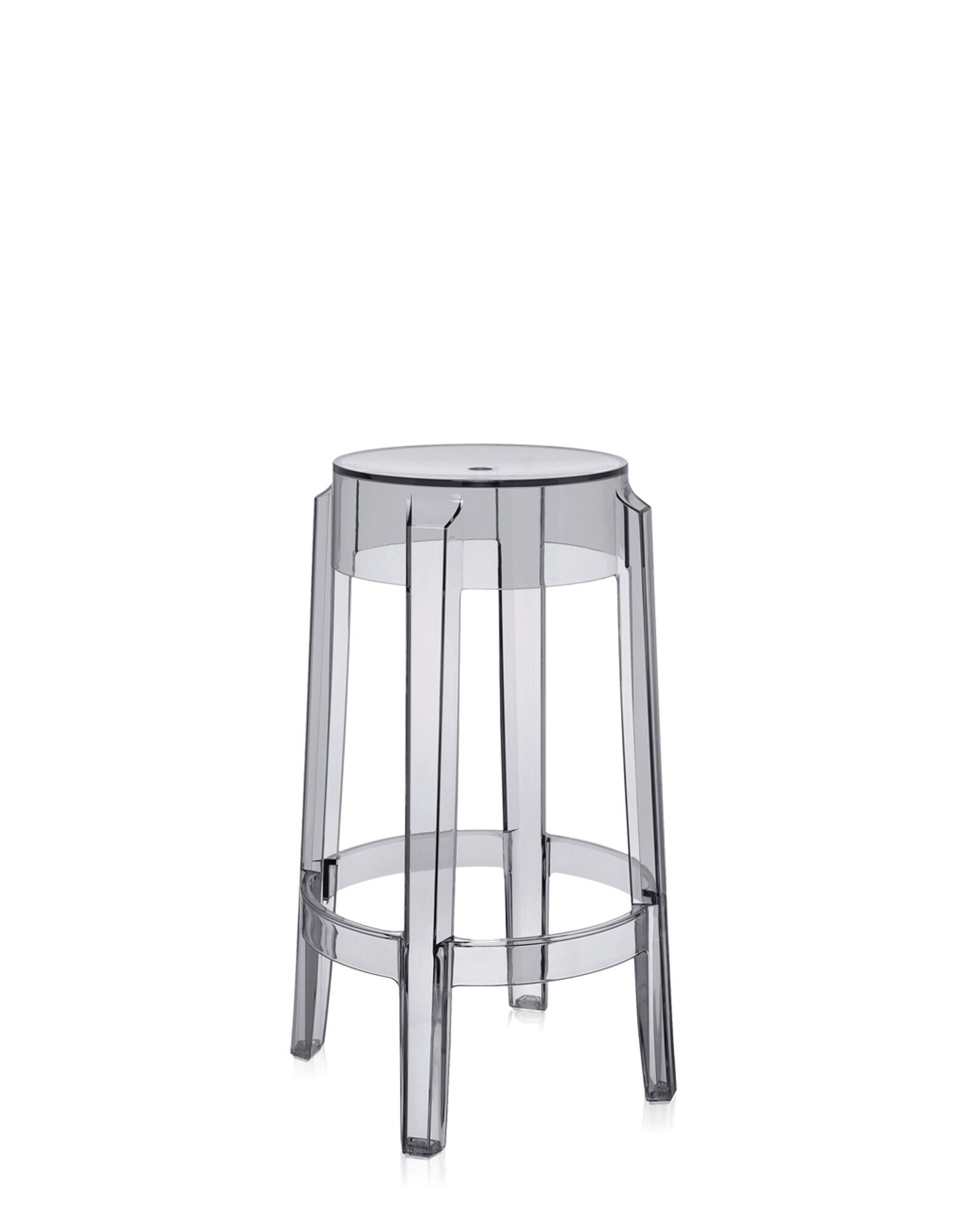 Высокий штабелируемый стул из поликарбоната с подставкой для ног Kartell CHARLES GHOST ARCH-00063123 - Вид №18