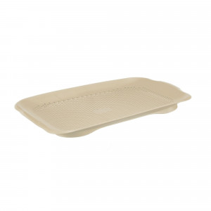 81965984 Сушилка-поддон в раковину 27х36 см цвет кремовый