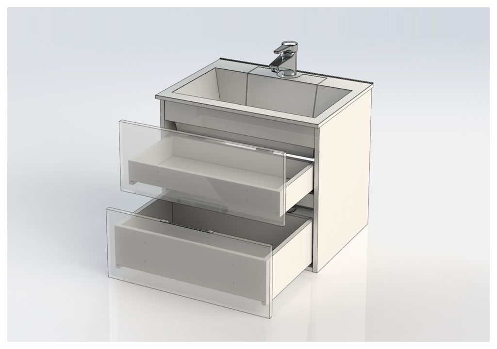 Тумба с раковиной Aquanet Алвита 60 серый антрацит 0018399100181907 - Вид №6