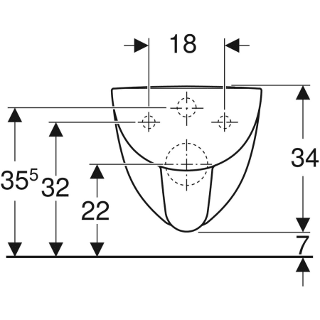 203245000 Подвесной унитаз настенный Белый Geberit  Германия  - Вид №3