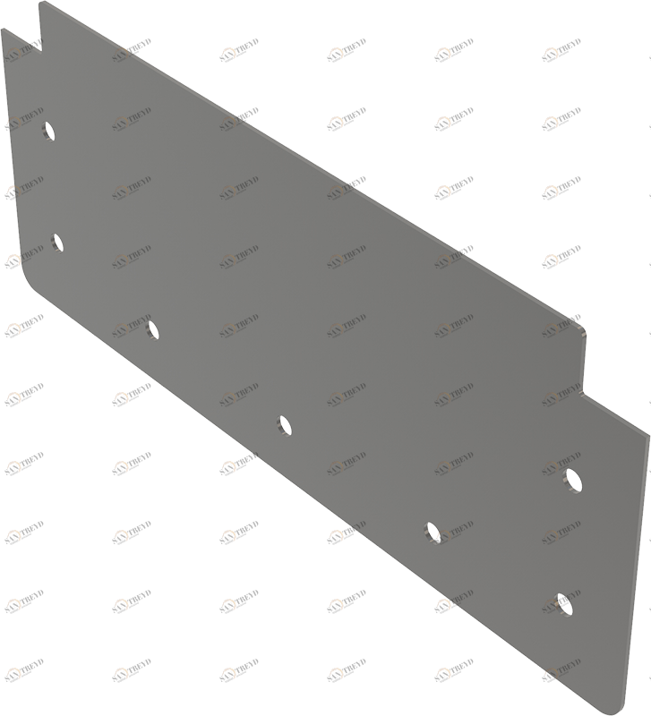 Торцевая заглушка для коробчатого желоба AISI 316L ALCAPLAST APR1P010