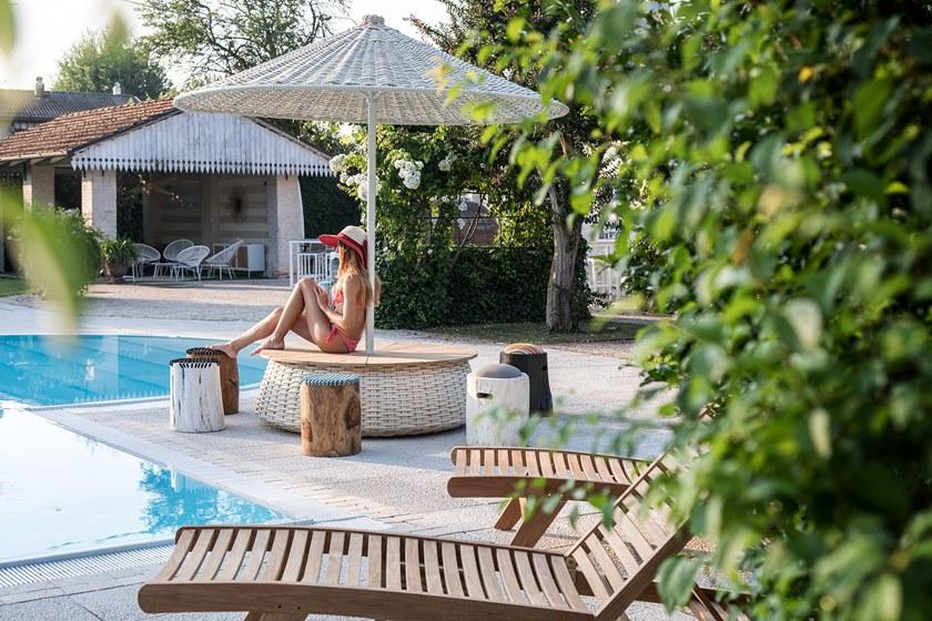 cbdesign Круглый зонт со столом Carribean N860n1 - Вид №4