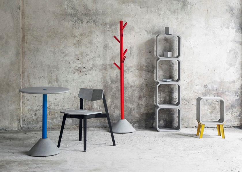 Bentu Design Бетонный стул с открытой спинкой  C212150  - Вид №6